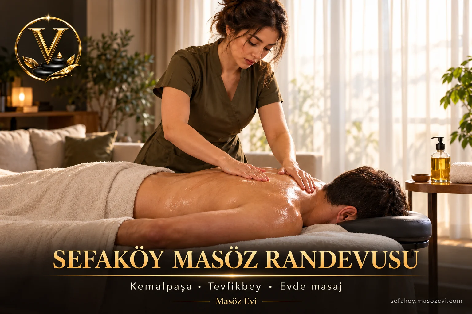 Sefaköy masöz randevusu için profesyonel sırt masajı uygulaması