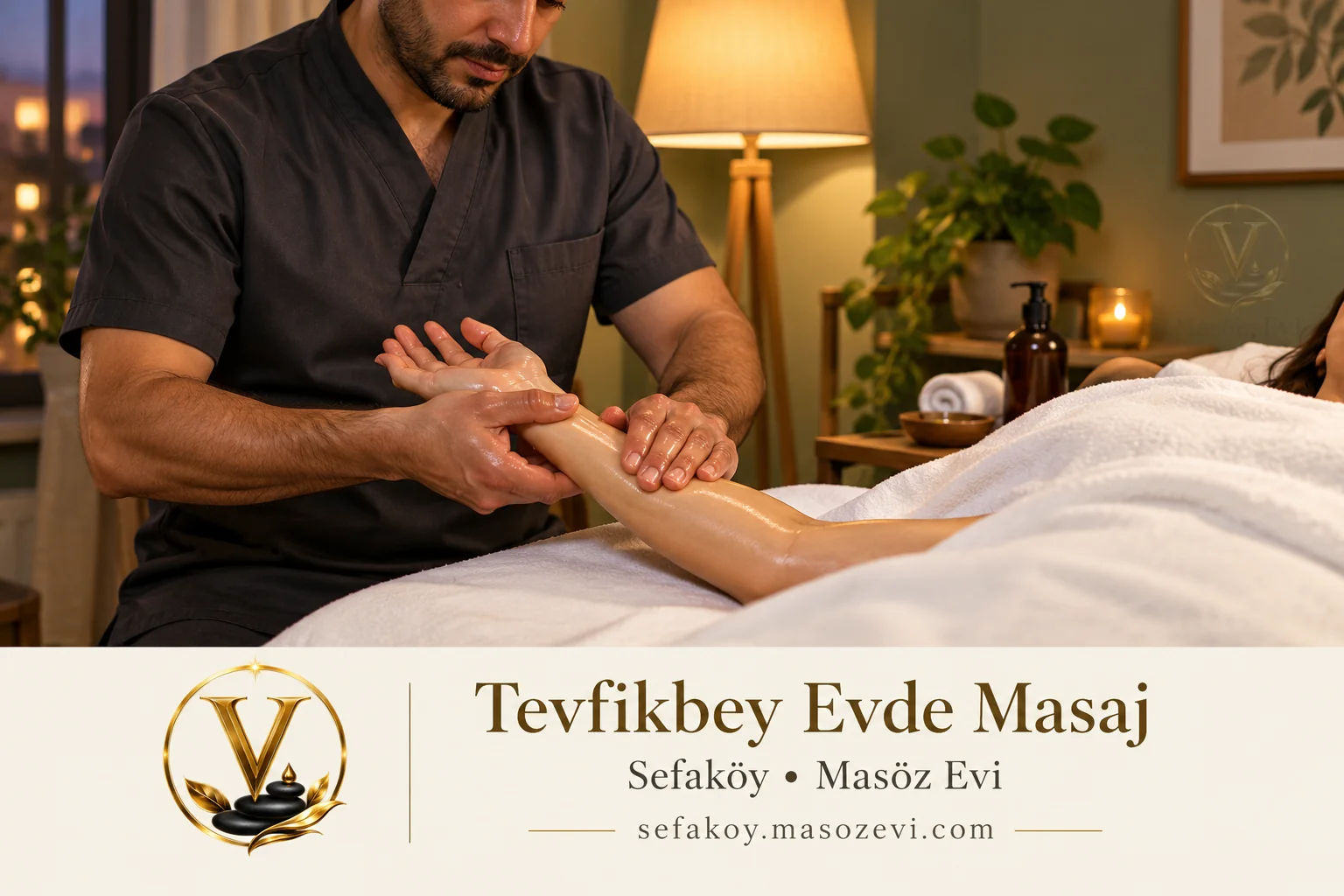 Tevfikbey Evde Masaj: Gece veya İş Molasında 1 Tevfikbey evde masaj: gece evde masaj için profesyonel örtülü uygulama